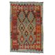 Kilim szőnyeg Chobi 145x99 kézi szövésű afgán gyapjú kilim