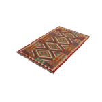 Kilim szőnyeg Chobi 148x99 kézi szövésű afgán gyapjú kilim