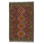 Kilim szőnyeg 154x98 kézi szövésű afgán gyapjú szőttes