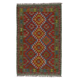Kilim szőnyeg 154x98 kézi szövésű afgán gyapjú szőttes