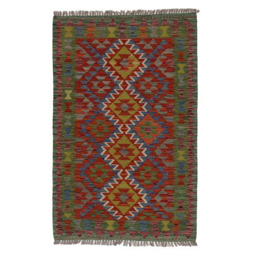 Kilim szőnyeg 154x98 kézi szövésű afgán gyapjú szőttes