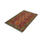 Kilim szőnyeg 154x98 kézi szövésű afgán gyapjú szőttes