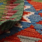 Kilim szőnyeg 154x98 kézi szövésű afgán gyapjú szőttes