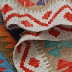Kilim szőnyeg 146x100 kézi szövésű afgán gyapjú kilim