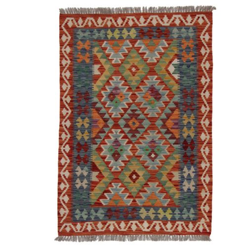 Kilim szőnyeg 146x101 kézi szövésű afgán gyapjú kilim