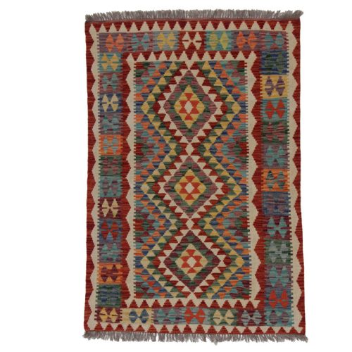 Kilim szőnyeg 159x108 kézi szövésű afgán gyapjú kilim