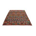 Kilim szőnyeg 201x288 kézi szövésű afgán gyapjú kilim