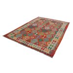 Kilim szőnyeg 203x292 kézi szövésű afgán gyapjú kilim