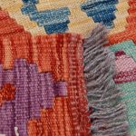 Kilim szőnyeg 203x292 kézi szövésű afgán gyapjú kilim