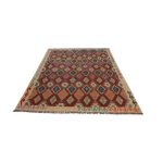 Kilim szőnyeg 203x296 kézi szövésű afgán gyapjú kilim