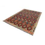 Kilim szőnyeg 203x296 kézi szövésű afgán gyapjú kilim