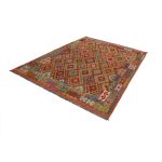 Kilim szőnyeg 205x287 kézi szövésű afgán gyapjú kilim