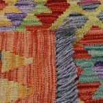 Kilim szőnyeg 205x287 kézi szövésű afgán gyapjú kilim