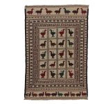 Belucs Kilim szőnyeg Adarskan 126x192 Kilim faliszőnyeg