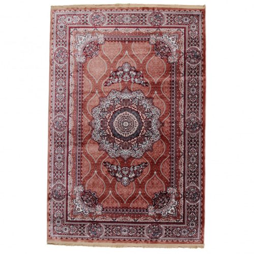 Perzsa szőnyeg rózsaszín Tabriz 200x300 klasszikus szőnyeg