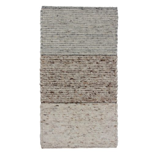 Vastag szőnyeg gyapjúból Rustic 71x141 szövött modern gyapjú szőnyeg