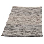 Vastag szőnyeg gyapjúból Rustic 70x123 szövött modern gyapjú szőnyeg
