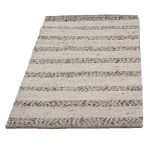 Vastag szőnyeg gyapjúból Rustic 71x138 szövött modern gyapjú szőnyeg