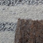 Vastag szőnyeg gyapjúból Rustic 71x138 szövött modern gyapjú szőnyeg