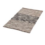 Vastag gyapjú szőnyeg Rustic 70x124 szövött modern gyapjú szőnyeg