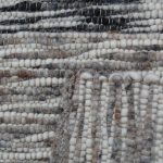 Vastag gyapjú szőnyeg Rustic 70x124 szövött modern gyapjú szőnyeg