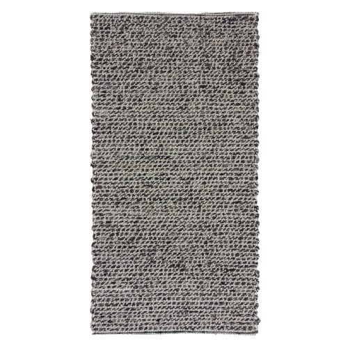 Vastag szőnyeg gyapjúból Rustic 71x138 szövött modern gyapjú szőnyeg