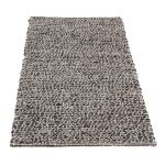 Vastag szőnyeg gyapjúból Rustic 71x138 szövött modern gyapjú szőnyeg