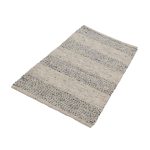 Vastag szőnyeg gyapjúból Rustic 70x138 szövött modern gyapjú szőnyeg