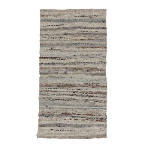 Vastag szőnyeg gyapjúból Rustic 69x134 szövött modern gyapjú szőnyeg