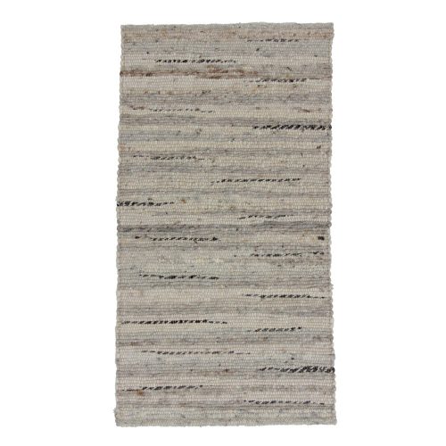 Vastag szőnyeg gyapjúból Rustic 68x130 szövött modern gyapjú szőnyeg