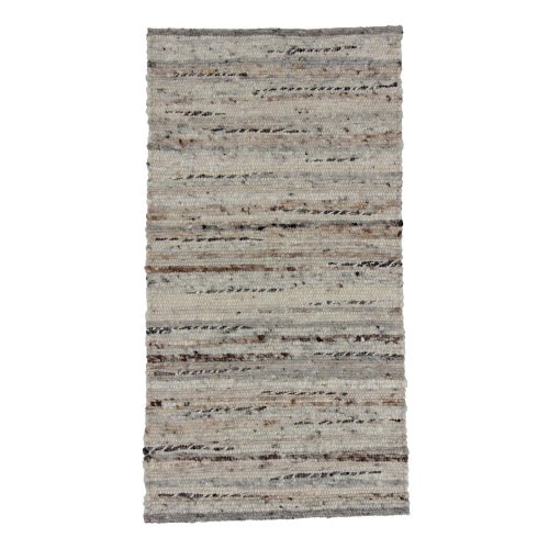 Vastag szőnyeg gyapjúból Rustic 68x131 szövött modern gyapjú szőnyeg