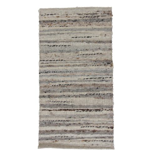 Vastag szőnyeg gyapjúból Rustic 68x132 szövött modern gyapjú szőnyeg
