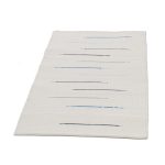 Rongyszőnyeg 72x130 fehér pamut rongyszőnyeg