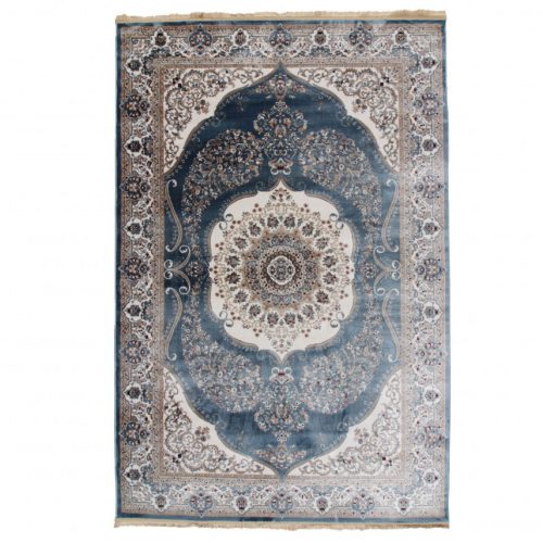 Perzsa gépi szőnyeg kék 140x200 klasszikus szőnyeg