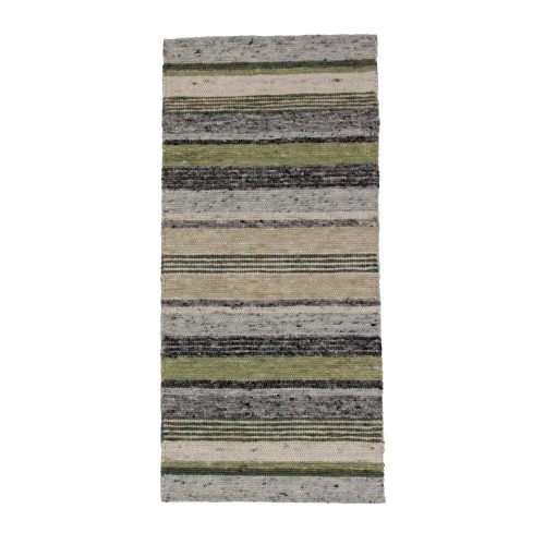 Vastag gyapjú szőnyeg Rustic 70x151 kézi és gépi szövésű gyapjú szőnyeg
