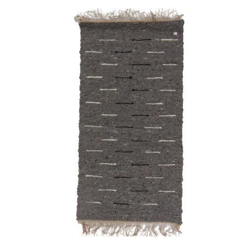 Vastag gyapjú szőnyeg Rustic 70x136 kézi és gépi szövésű gyapjú szőnyeg