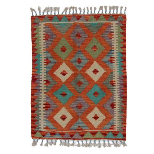 Kilim szőnyeg Chobi 67x87 kézi szövésű afgán gyapjú kilim