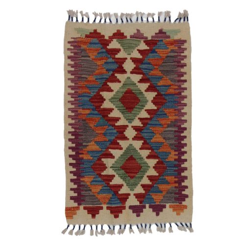 Afgán Kilim szőnyeg Chobi 58x89 kézi szövésű etnikai kilim