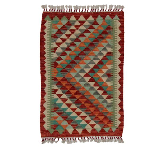 Kilim szőnyeg Chobi 61x92 kézi szövésű afgán gyapjú kilim