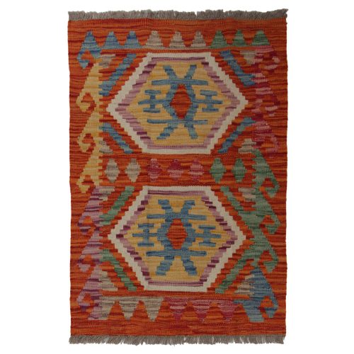 Kilim szőnyeg Chobi 93x64 kézi szövésű afgán gyapjú kilim