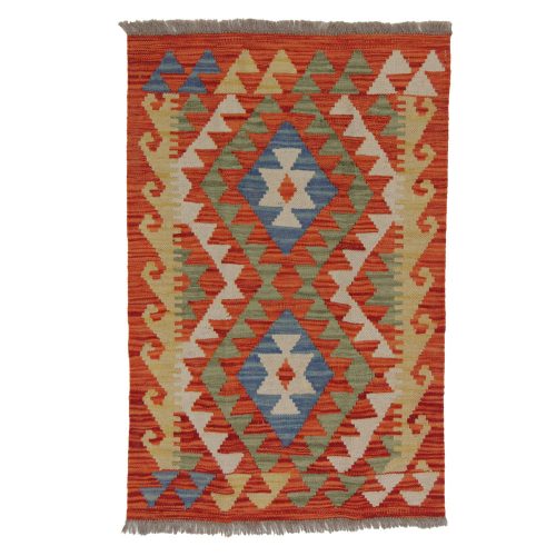 Kilim szőnyeg Chobi 94x63 kézi szövésű afgán gyapjú kilim