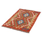 Kilim szőnyeg Chobi 94x63 kézi szövésű afgán gyapjú kilim