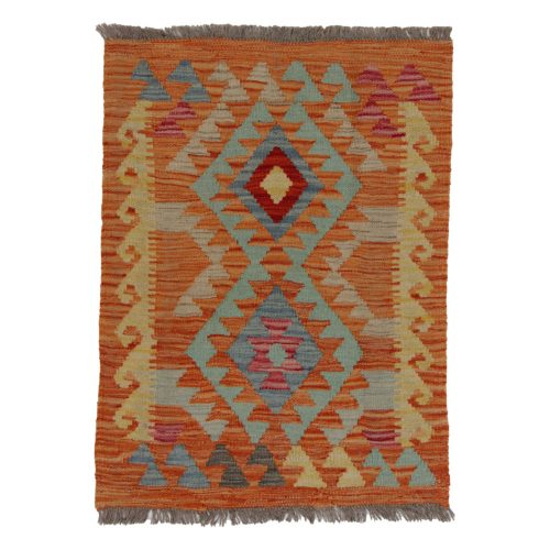 Kilim szőnyeg Chobi 87x63 kézi szövésű afgán gyapjú kilim