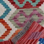 Kilim szőnyeg Chobi 60x85 kézi szövésű afgán gyapjú kilim