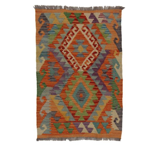 Kilim szőnyeg Chobi 66x95 kézi szövésű afgán gyapjú kilim