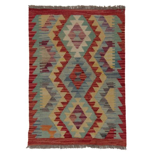 Kilim szőnyeg Chobi 64x90 kézi szövésű afgán gyapjú kilim