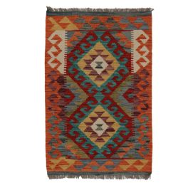   Kilim szőnyeg Chobi 63x94 kézi szövésű afgán gyapjú kilim