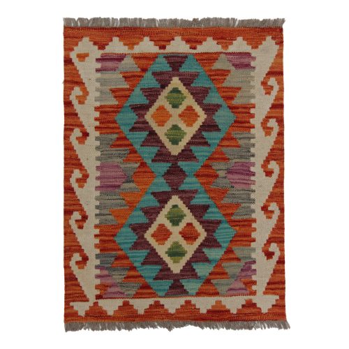 Kilim szőnyeg Chobi 81x61 kézi szövésű afgán gyapjú kilim