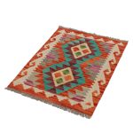 Kilim szőnyeg Chobi 81x61 kézi szövésű afgán gyapjú kilim