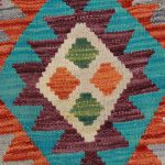 Kilim szőnyeg Chobi 81x61 kézi szövésű afgán gyapjú kilim